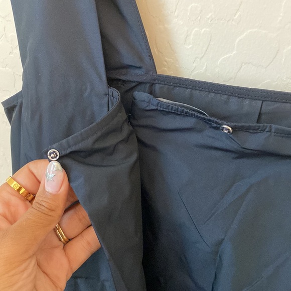 COS Technical Pleated Dress Blue Size 8 Medium - Picture 9 of 11